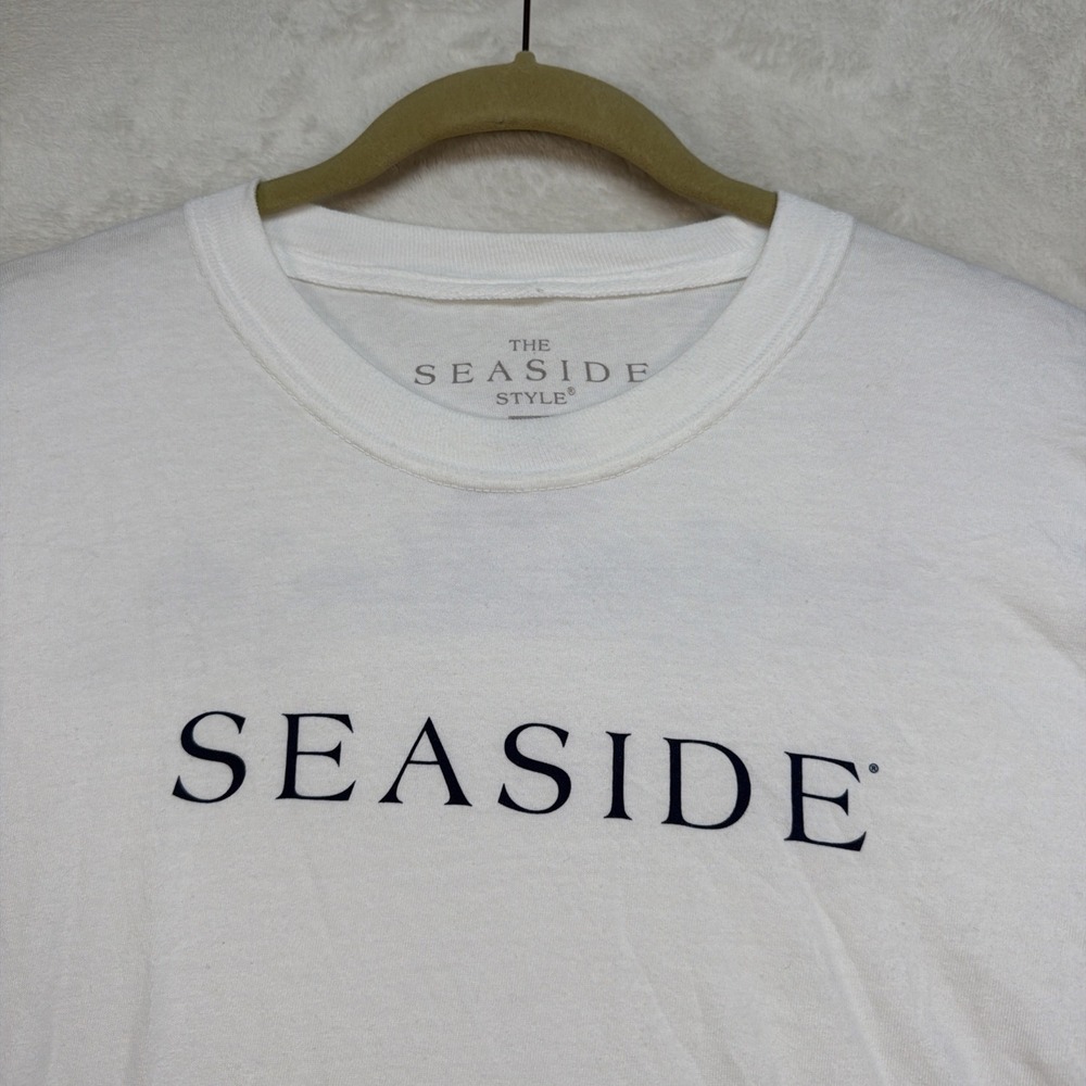 Seaside Florida 30A Graphic T Shirt Mens 2XL White Beach Vacation Tourist Tee